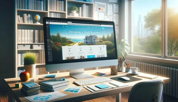designing a custom small business wordpress website